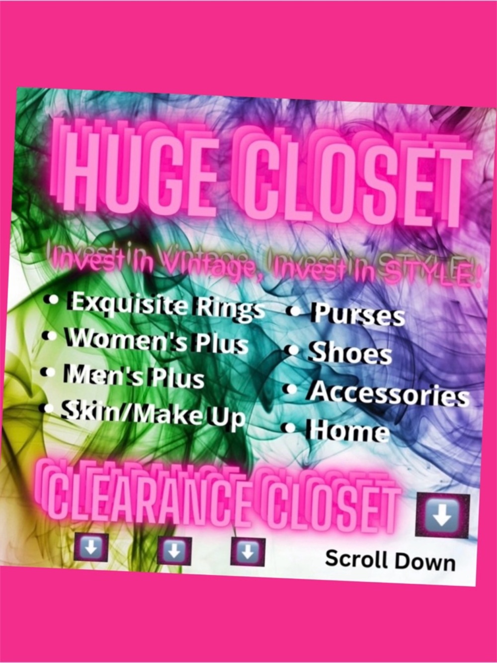 Hello & Welcome 🙏🏻 TIP: Use the FILTER BUTTON to SORT & SEARCH HUGE Closet